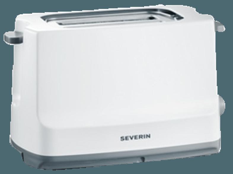 SEVERIN AT 2289 Toaster Weiß/Grau (800 Watt, Schlitze: 2)