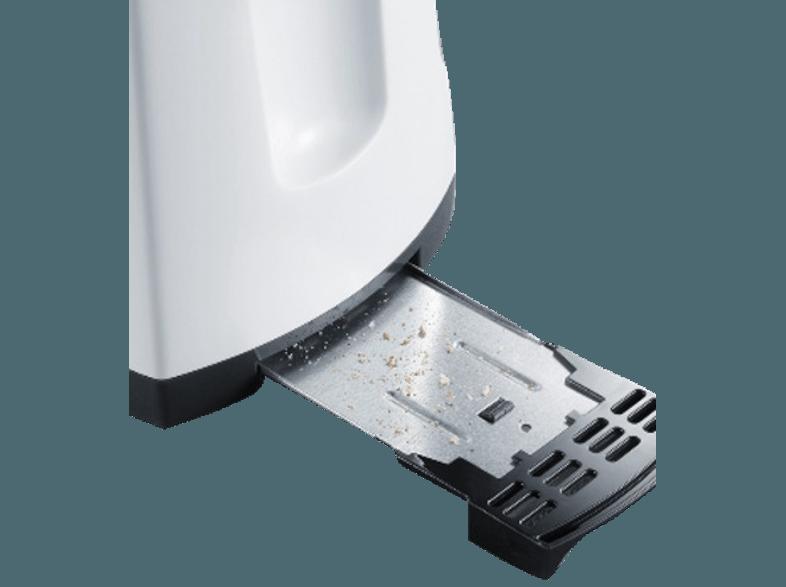 SEVERIN AT 2289 Toaster Weiß/Grau (800 Watt, Schlitze: 2)
