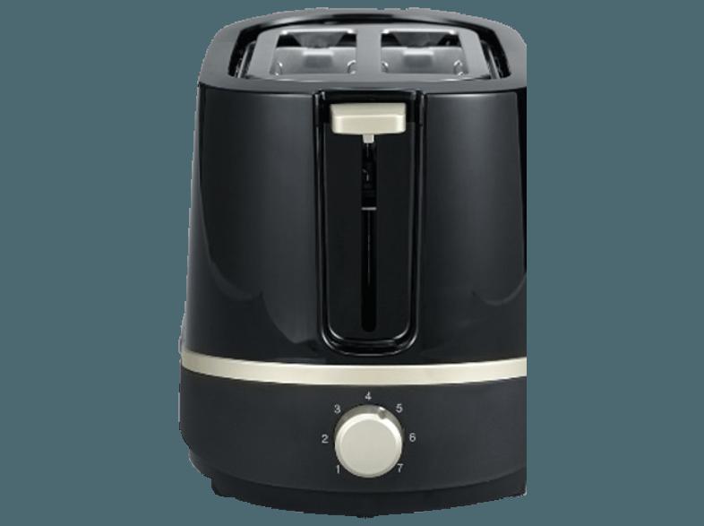 SEVERIN AT 2290 Toaster Schwarz/Titan/Metallic (800 Watt, Schlitze: 2)