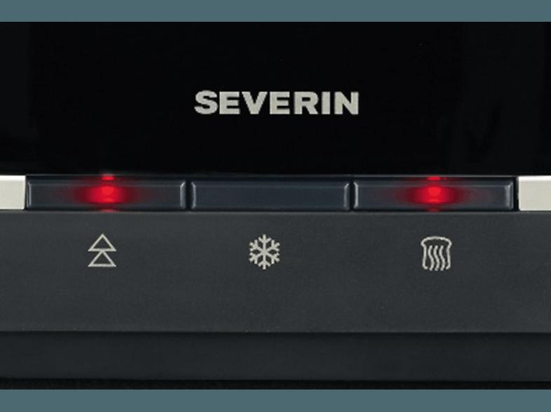 SEVERIN AT 2290 Toaster Schwarz/Titan/Metallic (800 Watt, Schlitze: 2)