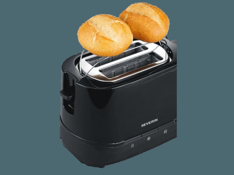 SEVERIN AT 2291 Toaster Schwarz (800 Watt, Schlitze: 2), SEVERIN, AT, 2291, Toaster, Schwarz, 800, Watt, Schlitze:, 2,