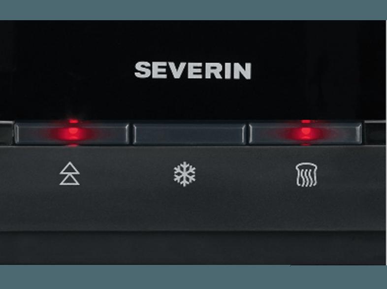 SEVERIN AT 2291 Toaster Schwarz (800 Watt, Schlitze: 2)