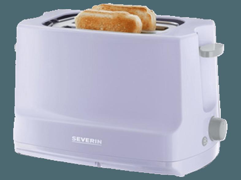 SEVERIN AT 9726 Toaster Flieder/Grau (800 Watt, Schlitze: 2)