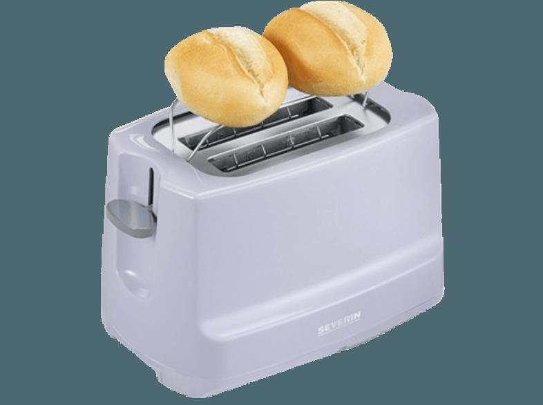 SEVERIN AT 9726 Toaster Flieder/Grau (800 Watt, Schlitze: 2)