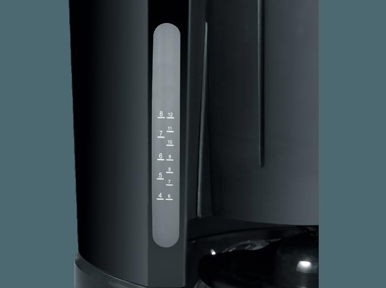 SEVERIN KA 4141 Kaffeemaschine Schwarz/Edelstahl gebürstet (Edelstahl-Thermokanne mit Durchbrühdeckel)