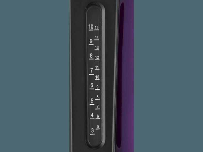 SEVERIN KA 9734 Kaffeemaschine Aubergine metallic/Schwarz (Glaskanne mit Frischwasserskala)