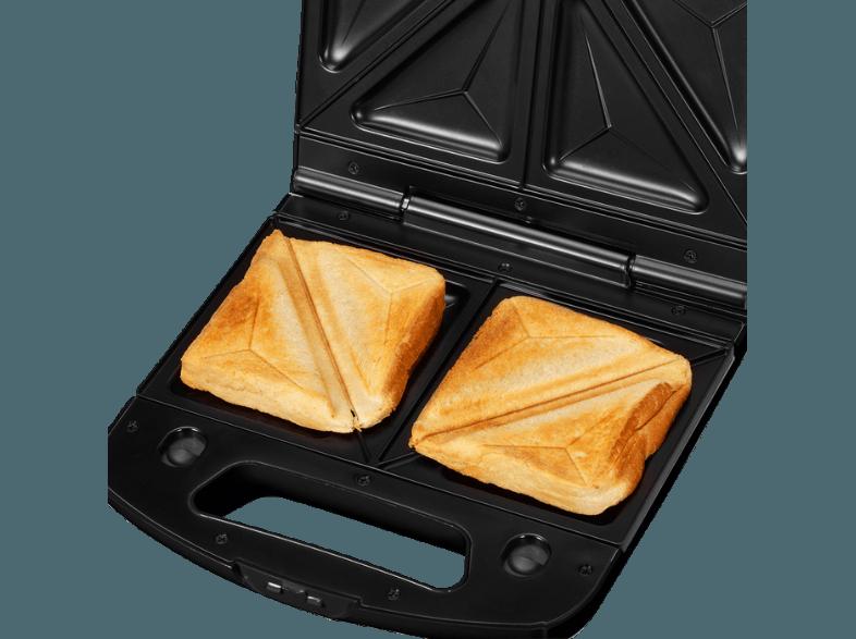 SEVERIN SA 2968 Sandwichmaker Schwarz/Chrom