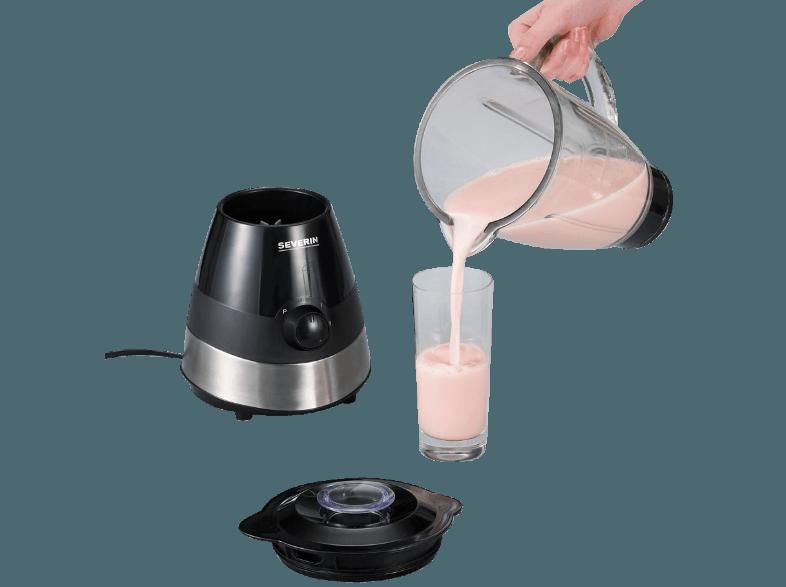 SEVERIN SM 3718 Standmixer Edelstahl (550 Watt, 1.5 Liter)