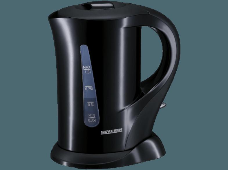 SEVERIN WK 3363 Wasserkocher Schwarz (1000 Watt, 1 Liter)