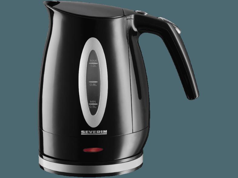 SEVERIN WK 3374 Wasserkocher Schwarz (1000 Watt, 1.0 Liter)