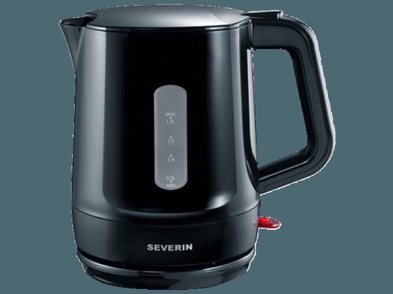 SEVERIN WK 3381 Wasserkocher Schwarz (1500 Watt, 1.2 Liter), SEVERIN, WK, 3381, Wasserkocher, Schwarz, 1500, Watt, 1.2, Liter,