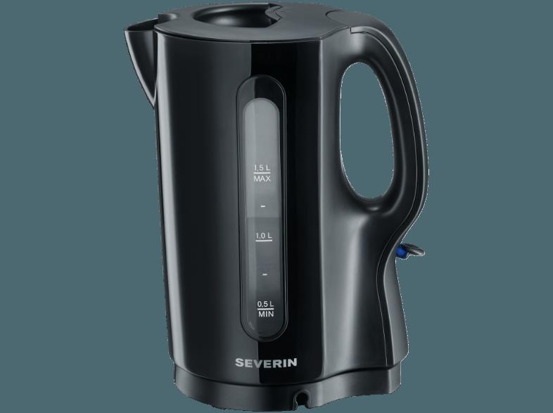 SEVERIN WK 3387 Wasserkocher Schwarz (2200 Watt, 1.5 Liter)