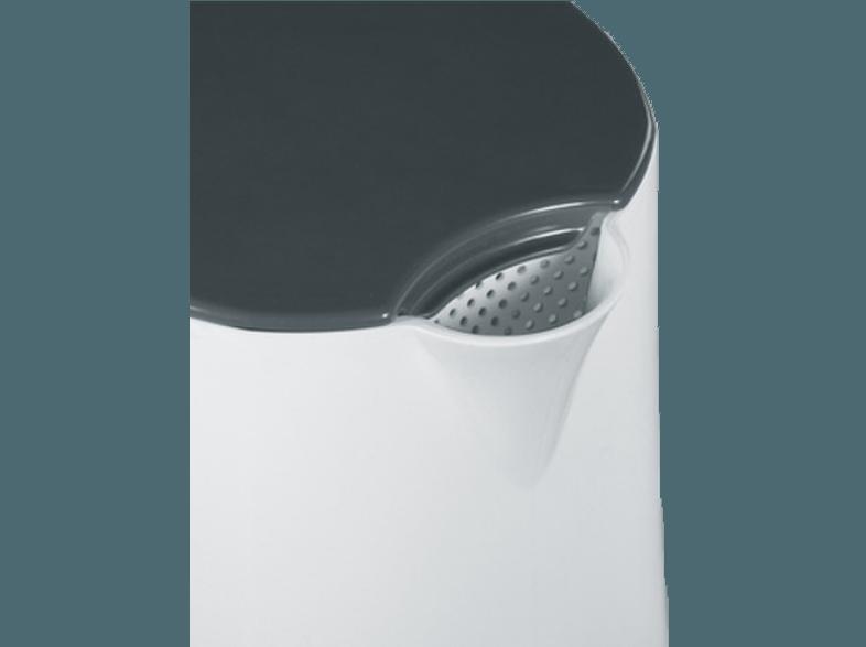 SEVERIN WK 3389 Wasserkocher Weiß/Grau (1500 Watt, 1.2 Liter)