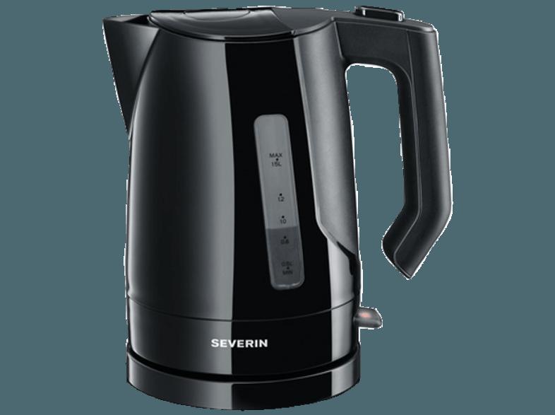 SEVERIN WK 3391 Wasserkocher Schwarz (2200 Watt, 1.5 Liter)