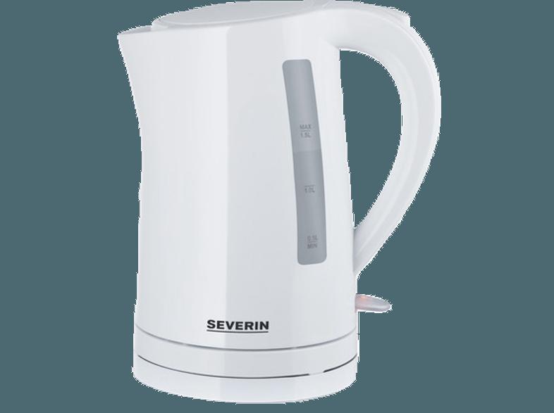 SEVERIN WK 3495 Wasserkocher Weiß (2200 Watt, 1.5 Liter)