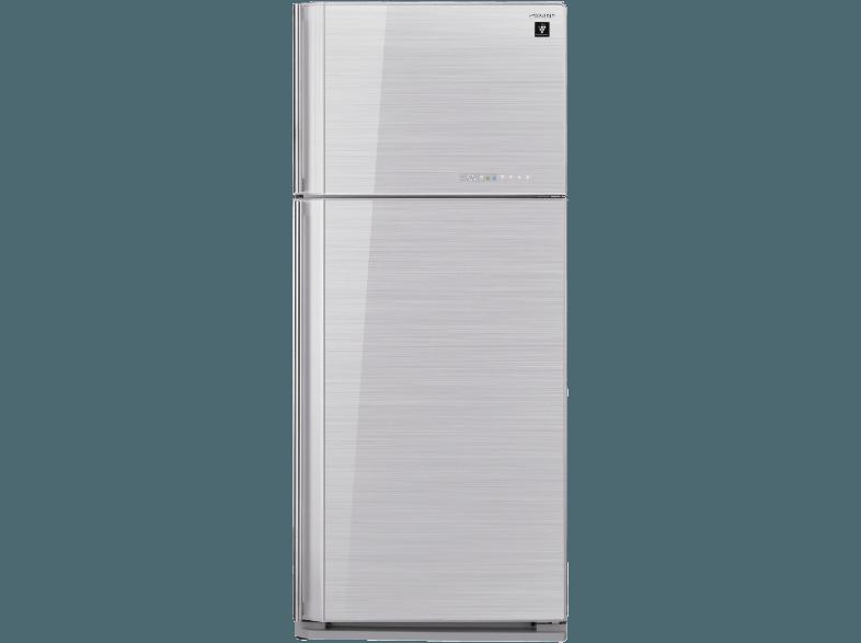 SHARP SJ-GC 700 VSL Kühlgefrierkombination (417 kWh/Jahr, A , 1.850 mm hoch, Silber)