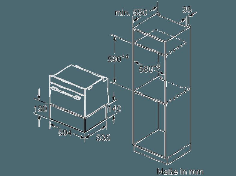 SIEMENS BI630CNW1 Wärmeschublade