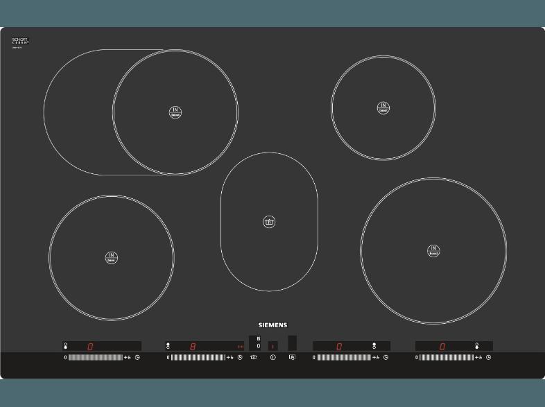 SIEMENS EH801SC11 Induktions-Kochfelder (792 mm breit, 4 Kochfelder)