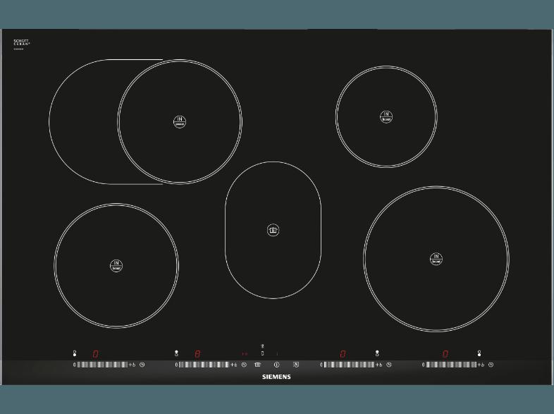 SIEMENS EH875SC11E Induktions-Kochfelder (812 mm breit, 4 Kochfelder)