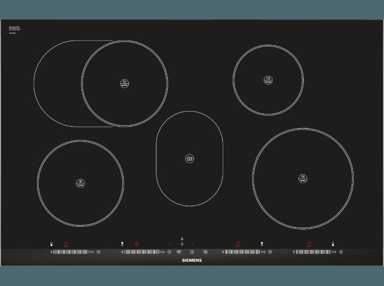 SIEMENS EH875SC11E Induktions-Kochfelder (812 mm breit, 4 Kochfelder)