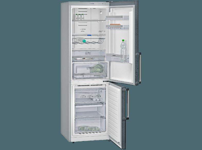 SIEMENS KG36NXX40 Kühlgefrierkombination (172 kWh/Jahr, A   , 1860 mm hoch, Chrom)
