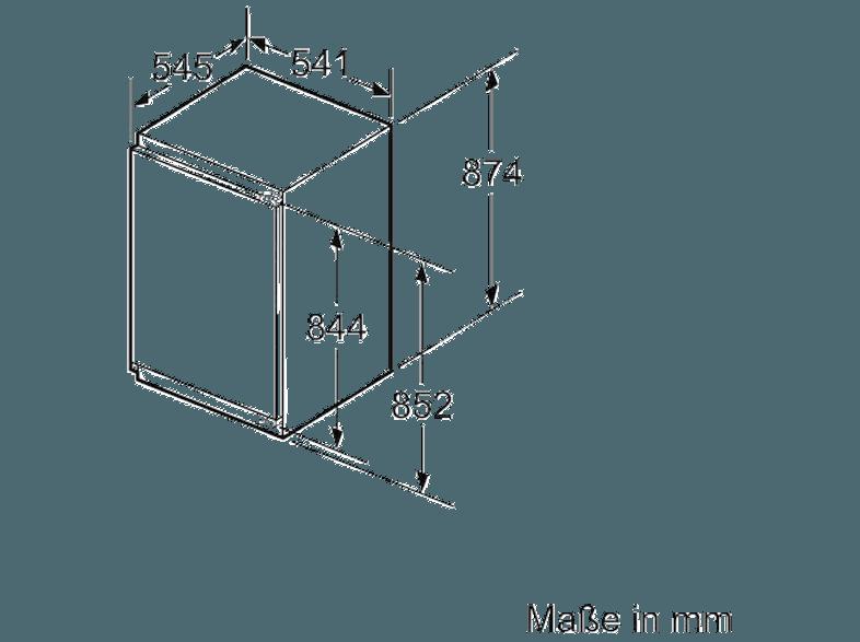 SIEMENS KI21RVF30 Kühlschrank (97 kWh/Jahr, A  , 874 mm hoch, Weiß)