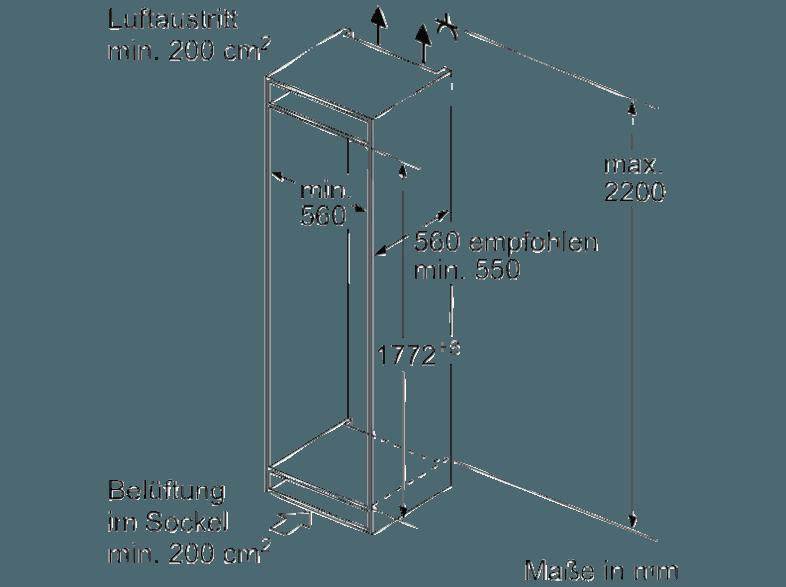 SIEMENS KI86SAD30 Kühlgefrierkombination (218 kWh/Jahr, A  , 1772 mm hoch, Weiß)