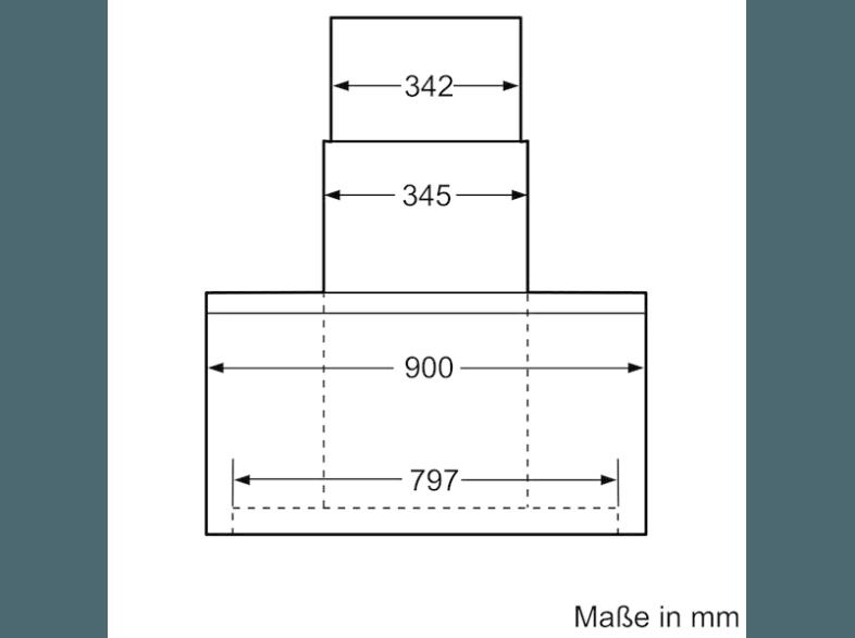 SIEMENS LC91KB572 Dunstabzugshaube (426 mm tief), SIEMENS, LC91KB572, Dunstabzugshaube, 426, mm, tief,