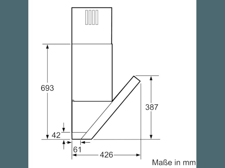 SIEMENS LC91KB572 Dunstabzugshaube (426 mm tief), SIEMENS, LC91KB572, Dunstabzugshaube, 426, mm, tief,