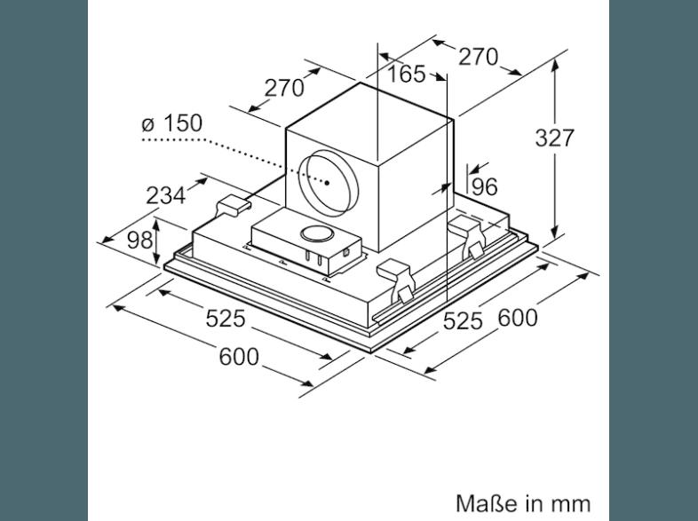 SIEMENS LF959RE50 Dunstabzugshaube (600 mm tief)