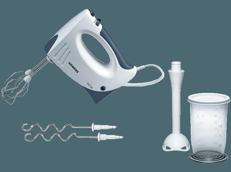 SIEMENS MQ 95540 N Handmixer 450 Watt Weiß/Blau