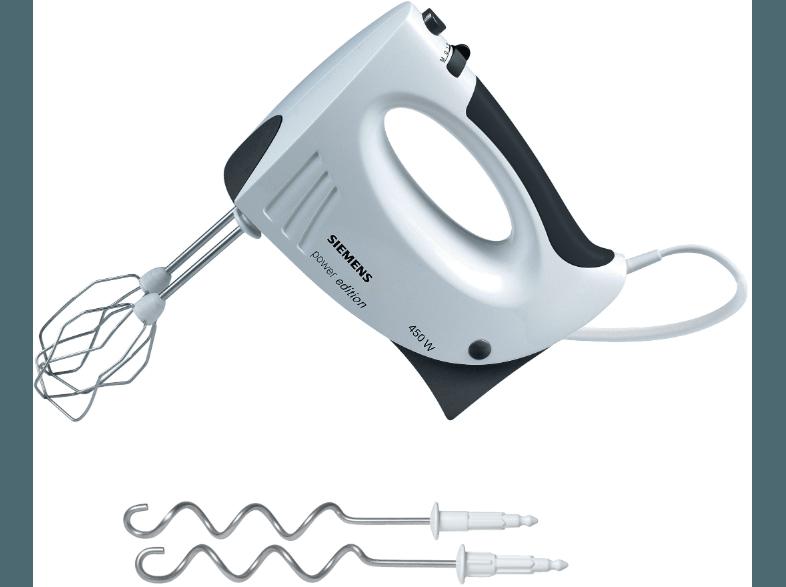 SIEMENS MQ 955PE Handmixer 450 Watt Weiß/Anthrazit, SIEMENS, MQ, 955PE, Handmixer, 450, Watt, Weiß/Anthrazit