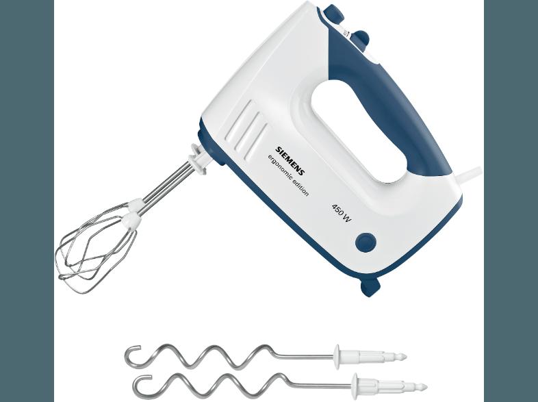 SIEMENS MQ 96400 Handmixer 450 Watt Weiß/Blau