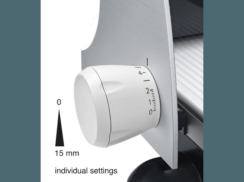 SIEMENS MS65001N (Allesschneider, Metallic/Anthrazit, Metall, Schnittbreite:bis zu 15 mm), SIEMENS, MS65001N, Allesschneider, Metallic/Anthrazit, Metall, Schnittbreite:bis, 15, mm,