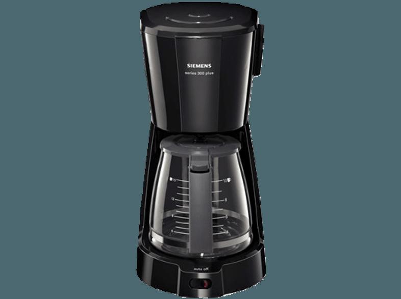 SIEMENS TC 3A 0303 Kaffeemaschine Schwarz (Aromaschutz-Glaskanne)