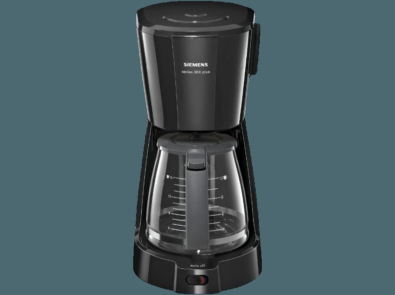 SIEMENS TC 3A 0303 Kaffeemaschine Schwarz (Aromaschutz-Glaskanne)