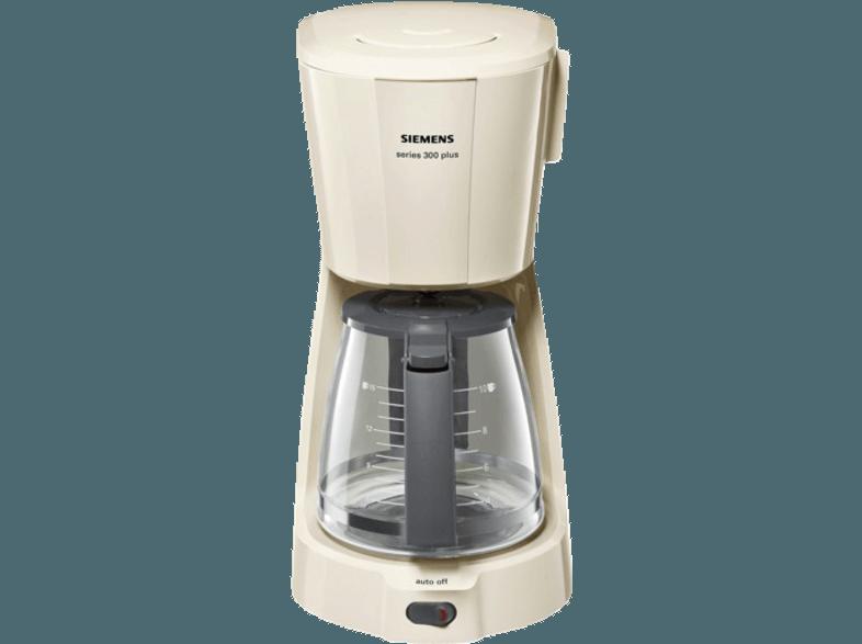 SIEMENS TC 3A 0307 Filterkaffeemaschine Creme (Glaskanne)