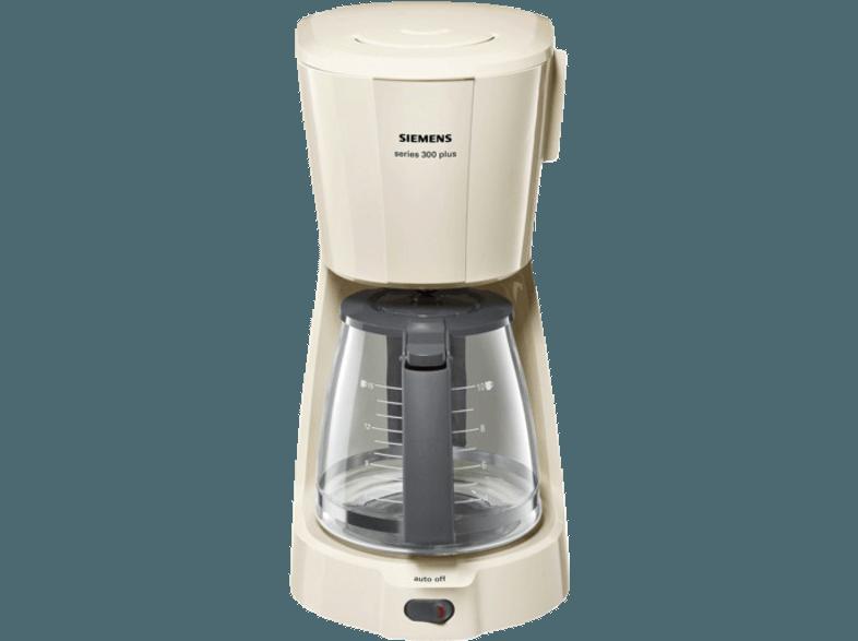 SIEMENS TC 3A 0307 Filterkaffeemaschine Creme (Glaskanne), SIEMENS, TC, 3A, 0307, Filterkaffeemaschine, Creme, Glaskanne,