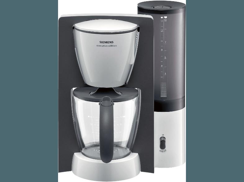 SIEMENS TC 60301 Kaffeemaschine Weiß/Dunkelgrau (Glaskanne)