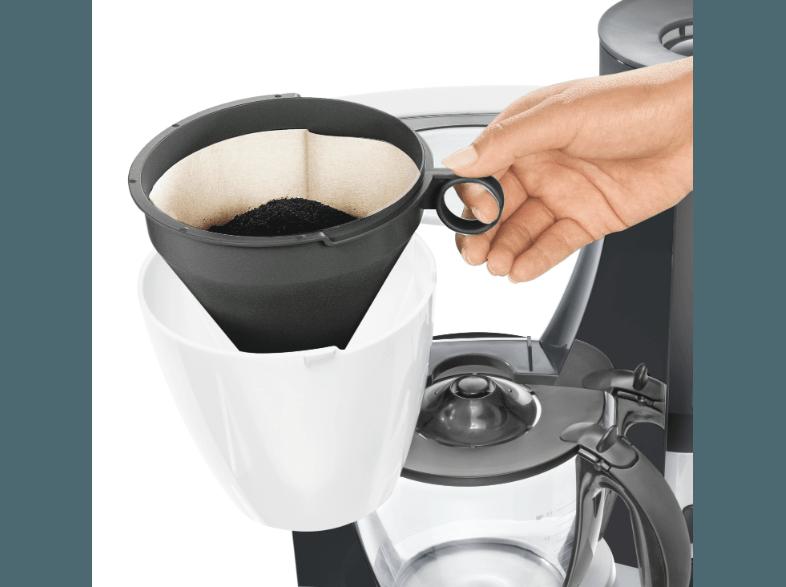 SIEMENS TC 60301 Kaffeemaschine Weiß/Dunkelgrau (Glaskanne)