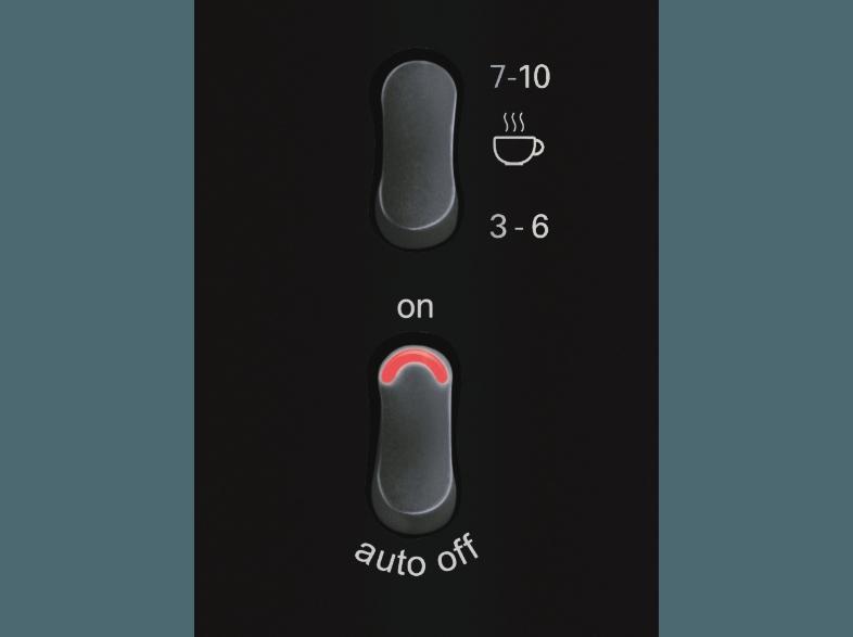 SIEMENS TC 60403 Kaffemaschine Schwarz (Glaskanne)