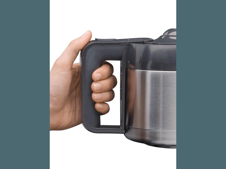 SIEMENS TC80503 Filterkaffeemaschine Schwarz/Anthrazit (doppelw. Edelstahlthermokanne mit Softgriff)