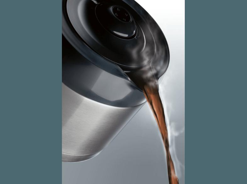 SIEMENS TC86503 Filterkaffeemaschine Schwarz/Anthrazit (doppelw. Edelstahlthermokanne mit Softgriff)