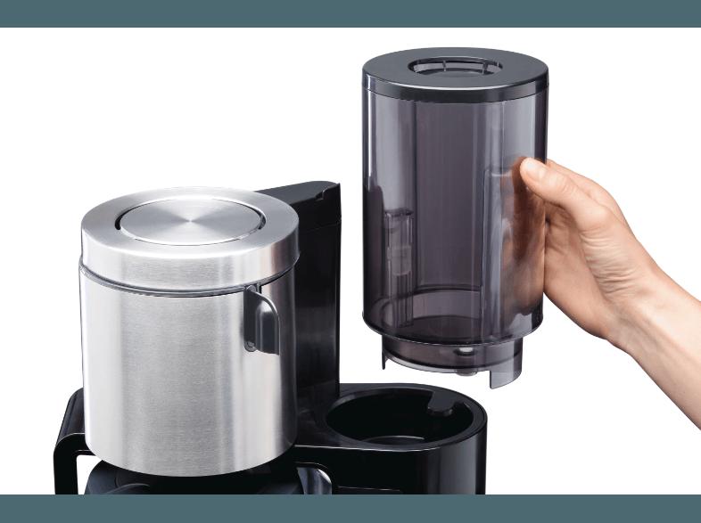 SIEMENS TC86503 Filterkaffeemaschine Schwarz/Anthrazit (doppelw. Edelstahlthermokanne mit Softgriff)