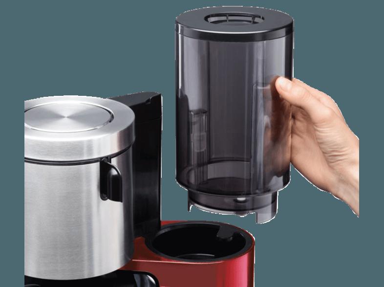 SIEMENS TC86504 Filterkaffeemaschine Cranberryrot/Schwarz (doppelw. Edelstahlthermokanne mit Softgriff)
