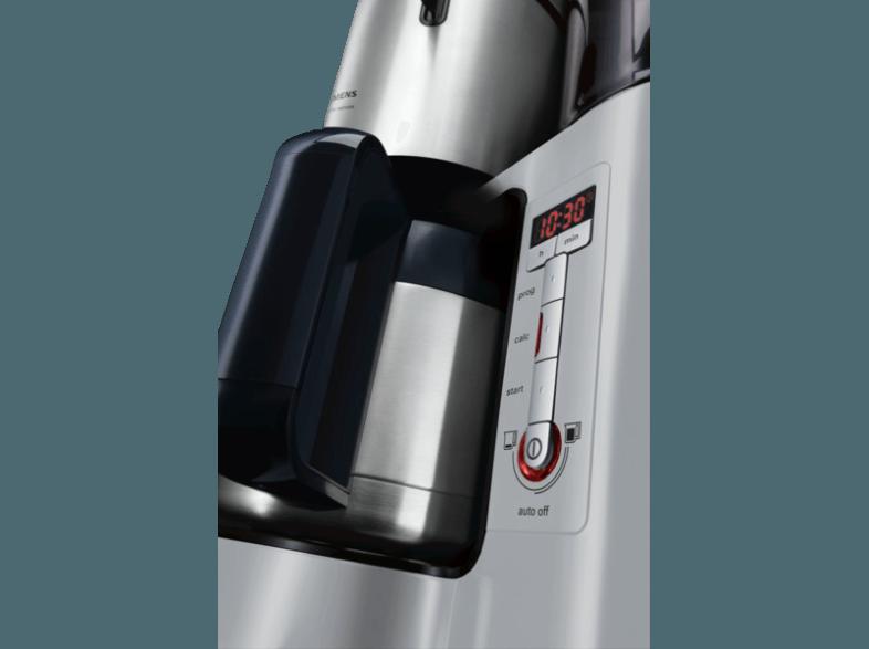 SIEMENS TC86505 Filterkaffeemaschine Urbangrau/Schwarz (doppelw. Edelstahlthermokanne mit Softgriff)