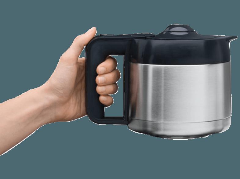 SIEMENS TC86505 Filterkaffeemaschine Urbangrau/Schwarz (doppelw. Edelstahlthermokanne mit Softgriff)