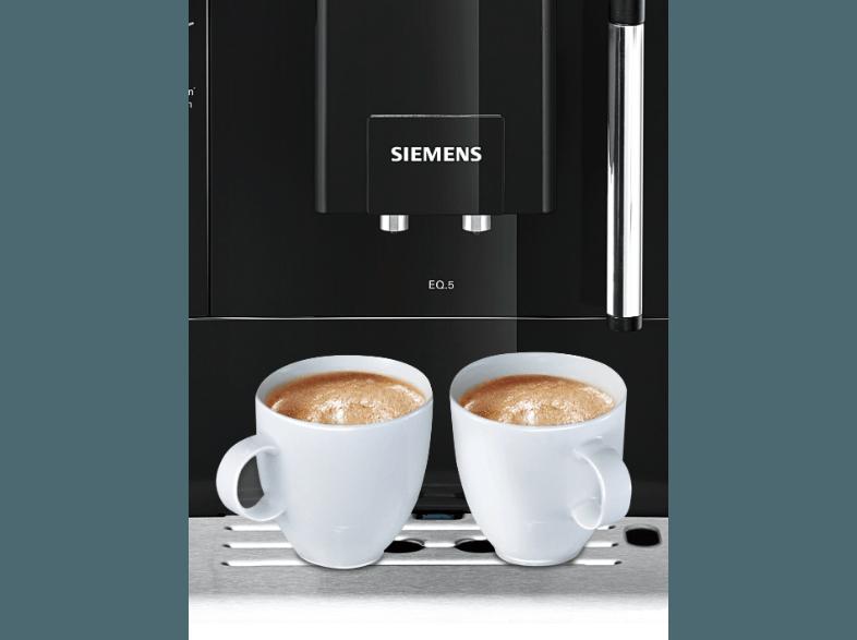 SIEMENS TE501505DE EQ.5 Espressomaschine (Keramik-Scheibenmahlwerk, 1.7 Liter, Schwarz), SIEMENS, TE501505DE, EQ.5, Espressomaschine, Keramik-Scheibenmahlwerk, 1.7, Liter, Schwarz,