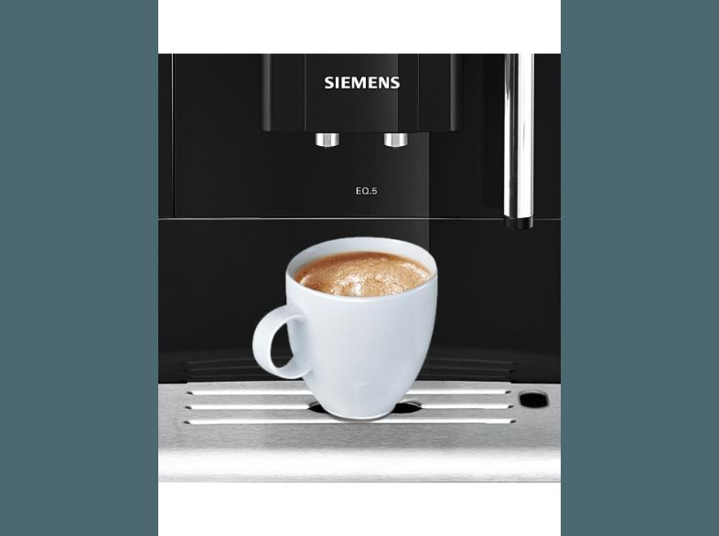 SIEMENS TE501505DE EQ.5 Espressomaschine (Keramik-Scheibenmahlwerk, 1.7 Liter, Schwarz), SIEMENS, TE501505DE, EQ.5, Espressomaschine, Keramik-Scheibenmahlwerk, 1.7, Liter, Schwarz,