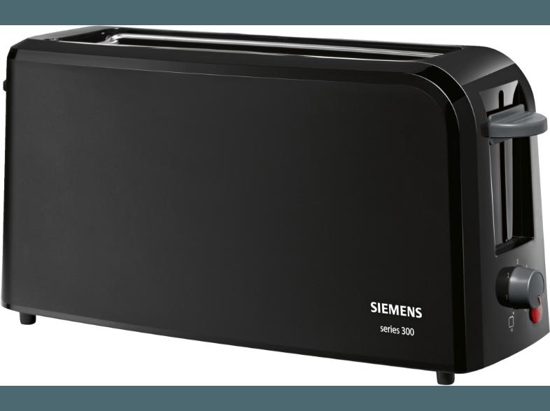 SIEMENS TT 3A0003 Toaster Schwarz (980 Watt, Schlitze: 1)